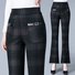 Casual Tartán Largo Hebilla Pantalón