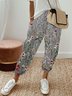 Floral Casual Flojo Pantalones