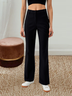 Casual Liso Largo Pantalón