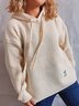 Mujeres Liso Manga Larga Cómodo Casual Suéter