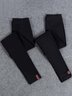 Casual Liso Pantalones tobilleros Pantalón