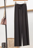 Casual Liso Largo Cordón Ajustable Pantalón